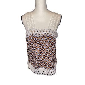 Boho Tank Top NWT size M